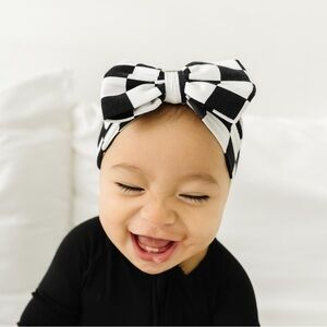 Little Sleepies Cool Checks Luxe Bow